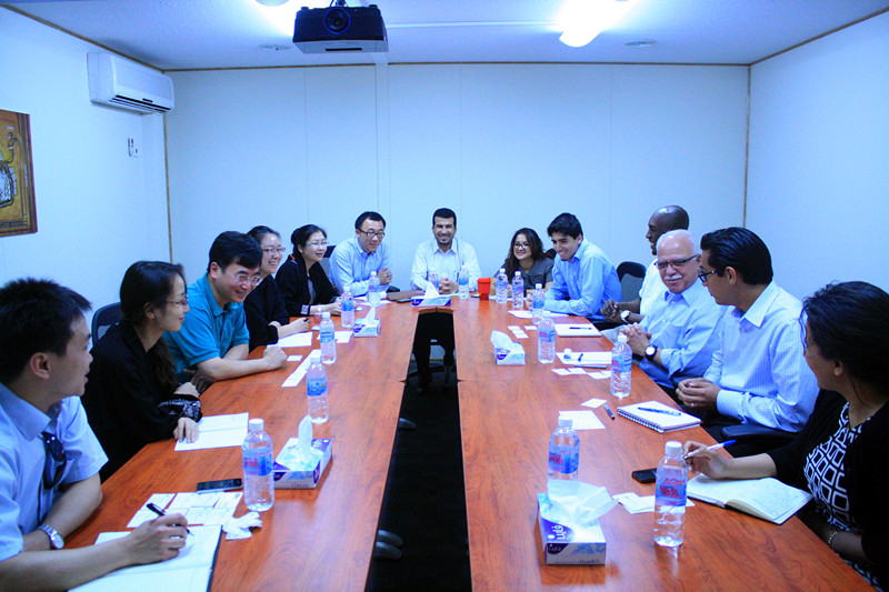 Meeting with Chinese delegates